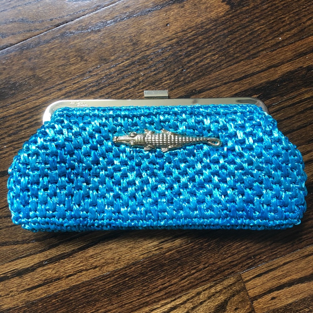 Lilly Pulitzer Crocodile Clutch